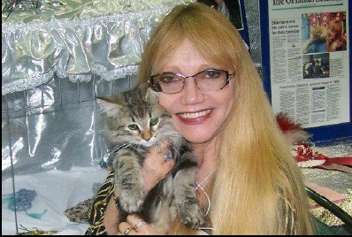 Lynda with kitty