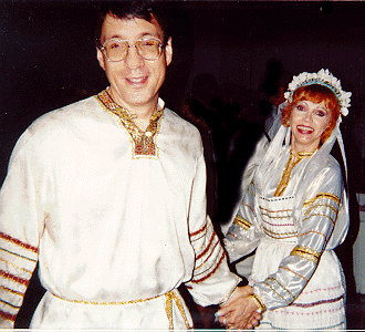 Eric Gill & Lynda Nelson married in a Russian Ceremony July 4, 1996